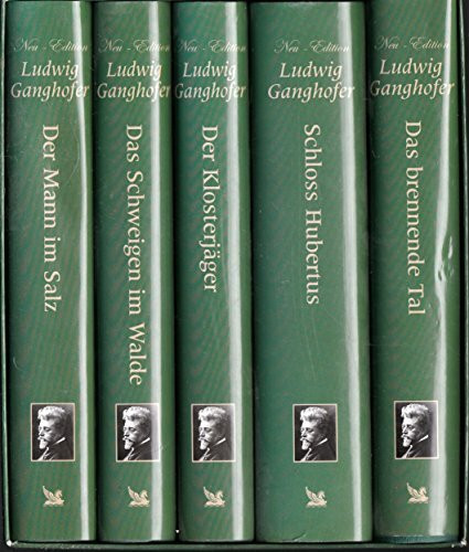 Ludwig Ganghofer, 5 verschiedene Bände