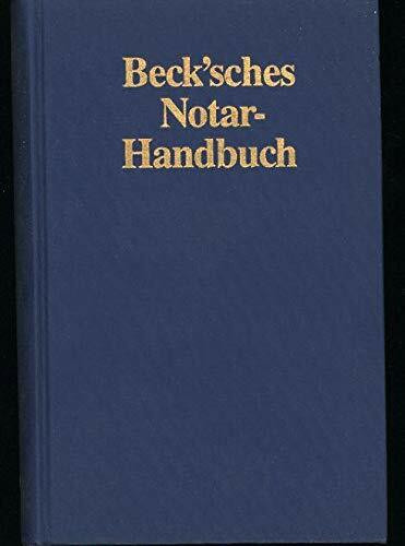 Beck'sches Notar- Handbuch