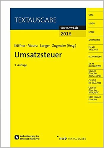 Umsatzsteuer: Aktualisierung im Internet inklusive