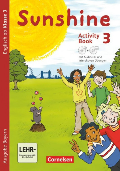 Sunshine 3. Jahrgangsstufe - Bayern - Activity Book mit interaktiven Übungen