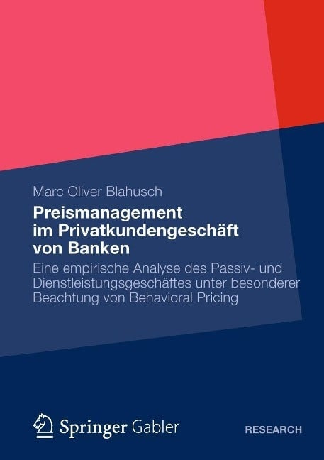 Preismanagement im Privatkundengeschäft von Banken