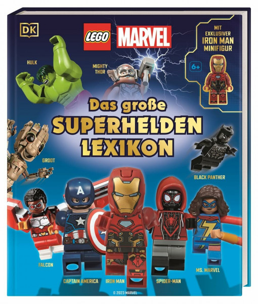 LEGO® Marvel Das große Superhelden Lexikon: Mit exklusiver Iron Man Minifigur. Das erste offizielle LEGO® MARVEL Lexikon für Fans. Für Kinder ab 6 Jahren