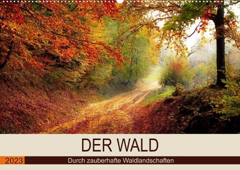Der Wald. Durch zauberhafte Waldlandschaften (Wandkalender 2023 DIN A2 quer)