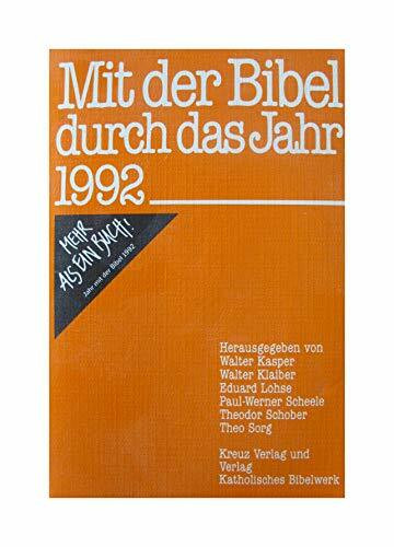 Mit der Bibel durch das Jahr 1992.