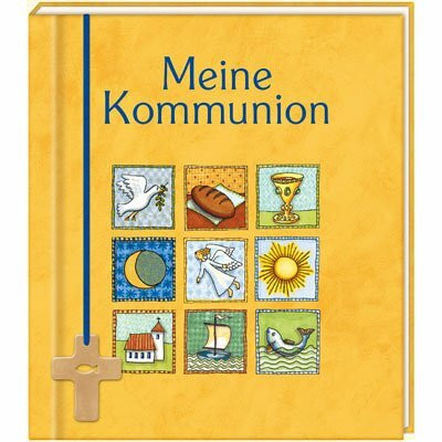 Meine Kommunion - Erinnerungsalbum: Ausgabe mit Kreuz-Anhänger (Eintragbücher)