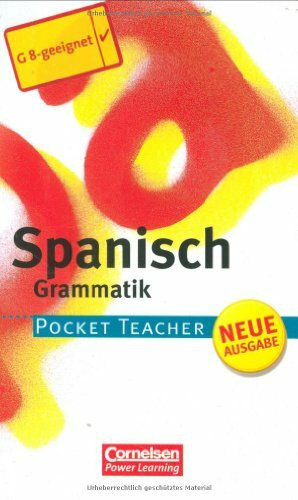 Pocket Teacher - Sekundarstufe I (mit Umschlagklappen): Spanisch: Grammatik