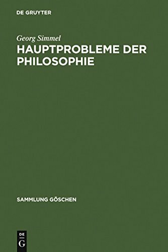 Hauptprobleme der Philosophie (Sammlung Göschen, 2235, Band 2235)