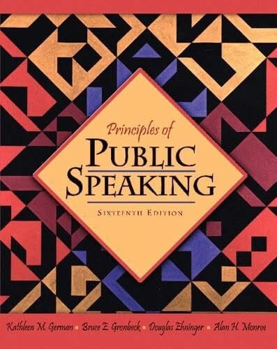 Principles of Public Speaking