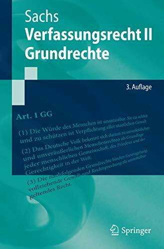 Verfassungsrecht II - Grundrechte (Springer-Lehrbuch)