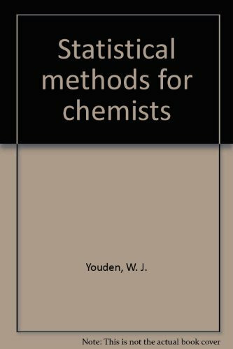 Statistical methods for chemists