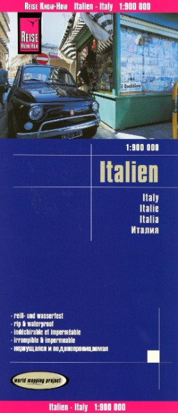 Reise Know-How Landkarte Italien 1:900.000