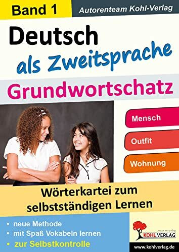 Deutsch als Zweitsprache - Grundwortschatz 1: Wörterkartei zum selbstständigen Lernen