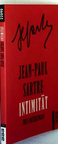 Intimität [Taschenbuch] by Jean-Paul Sartre