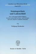 Sonntagsschutz und Ladenschluß