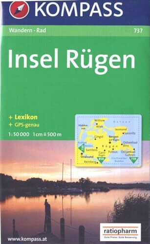 Insel Rügen: 1:50.000. Wandern / Rad. GPS-genau