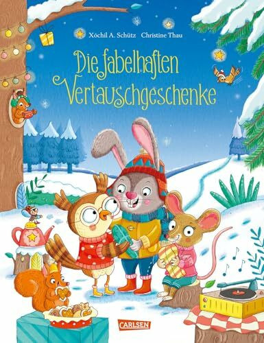 Die fabelhaften Vertauschgeschenke: Lustiges Weihnachtsbilderbuch für Kinder ab 3 Jahren über einen Hasen, der den Weihnachtsmann vertritt
