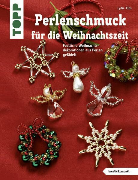 Perlenschmuck für die Weihnachtszeit: Festlicher Weihnachtsdekorationen aus Perlen gefädelt