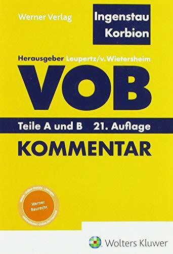 VOB Teile A und B ( DVD ): Kommentar VOB Teile A und B ( DVD ): Kommentar
