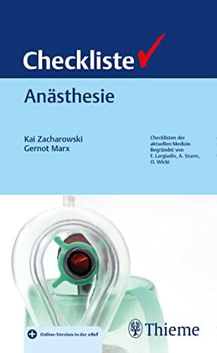 Checkliste Anästhesie (Checklisten Medizin)