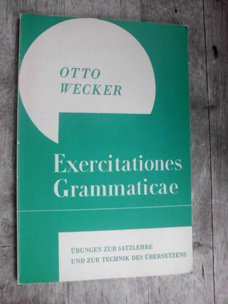 Exercitationes grammaticae: Übungen zur Satzlehre und zur Technik des Übersetzens im Anschluß an Ianua Linguae Latinae