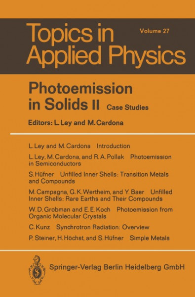 Photoemission in Solids II