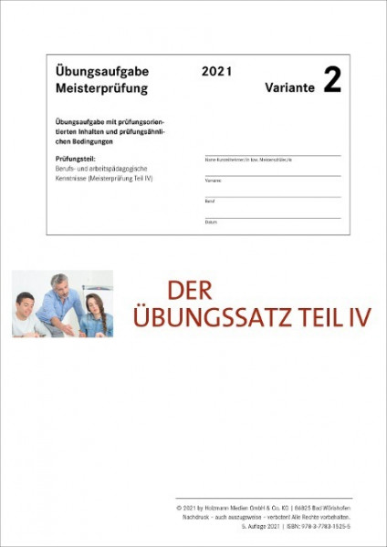 Der Übungssatz für Teil IV - Variante 2