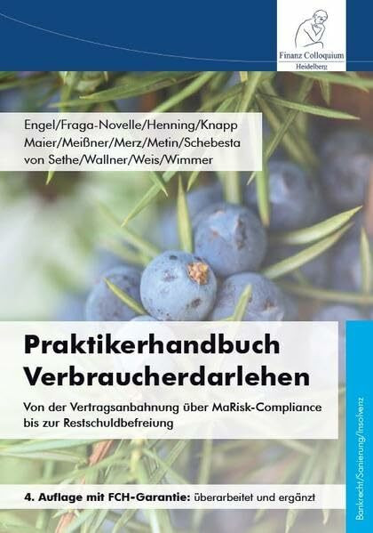 Praktikerhandbuch Verbraucherdarlehen, 4. Auflage: Von der Vertragsanbahnung über MaRisk Compliance