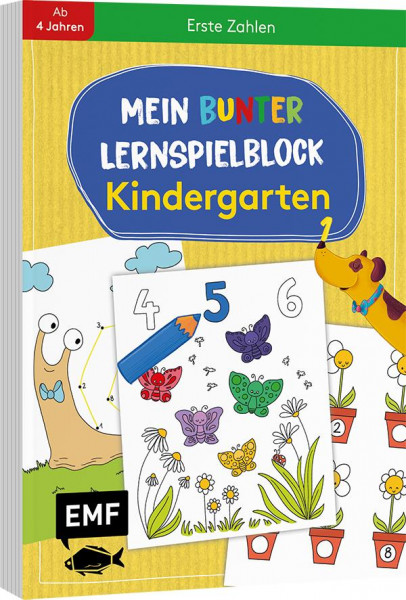 Mein bunter Lernspielblock - Kindergarten: Erste Zahlen