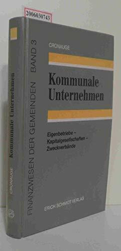 Kommunale Unternehmen: Eigenbetriebe - Kapitalgesellschaften - Zweckverbände (Finanzwesen der Gemeinden)