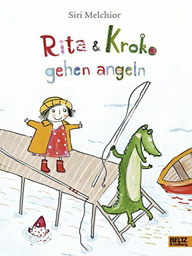 Rita und Kroko gehen angeln: Vierfarbiges Bilderbuch