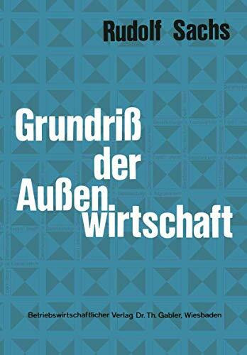 Grundriss der Aussenwirtschaft