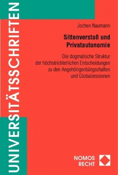 Sittenverstoß und Privatautonomie