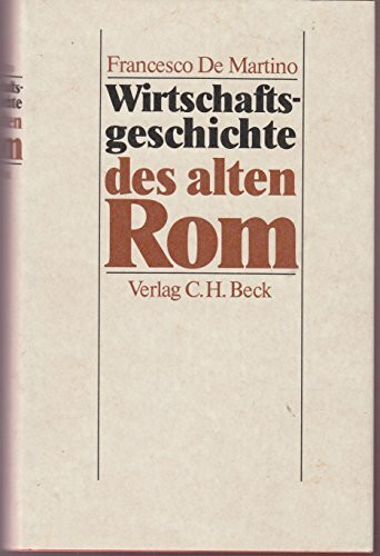 Wirtschaftsgeschichte des alten Rom