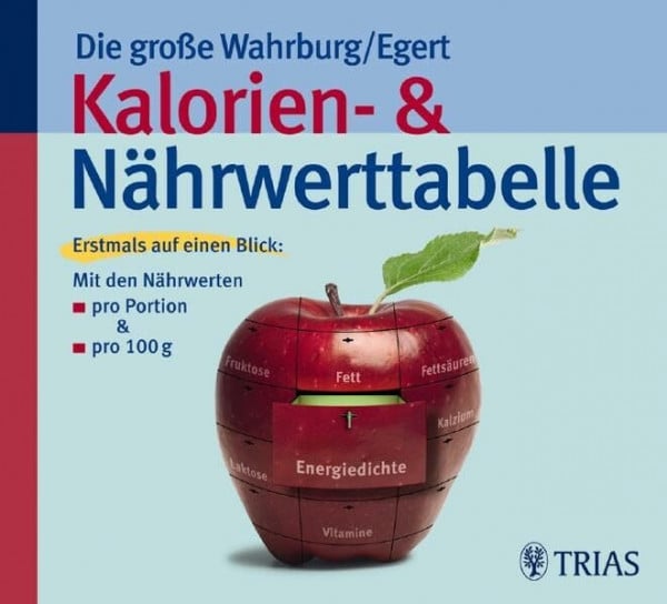 Die große Wahrburg/Egert Kalorien- & Nährwerttabelle: Erstmals auf einen Blick: Mit den Nährwerten pro Portion & pro 100 g