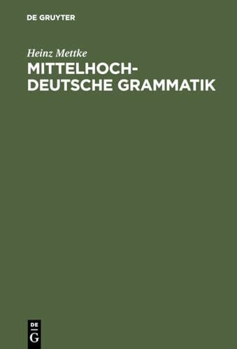 Mittelhochdeutsche Grammatik (Studienbuch)