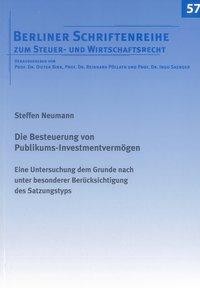 Die Besteuerung von Publikums-Investmentvermögen