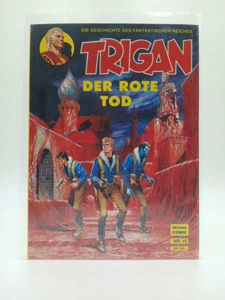TRIGAN Softcover Bd. 15, Der rote Tod (Science Fiction Comics)