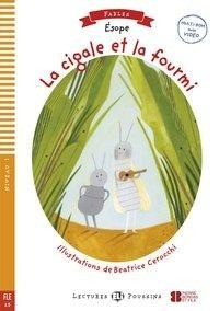 La cigale et la fourmi. Buch + Multi-ROM