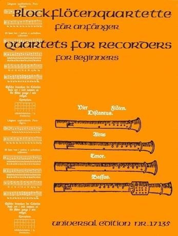 Blockflötenquartette für Anfänger
