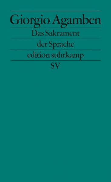 Das Sakrament der Sprache