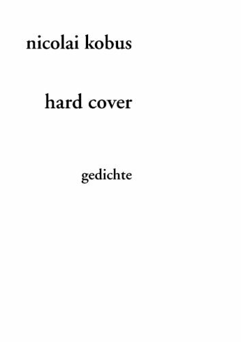 Hard cover: Gedichte