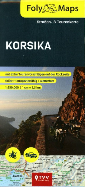 FolyMaps Karte Korsika 1:250 000