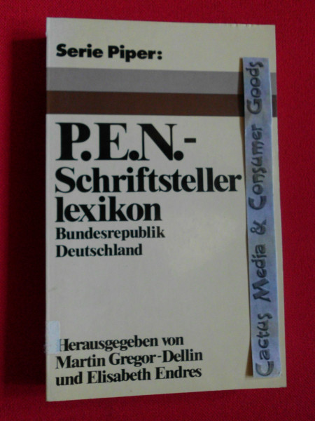 P.E.N. - Schriftstellerlexikon Bundesrepublik Deutschland (Piper Taschenbuch)