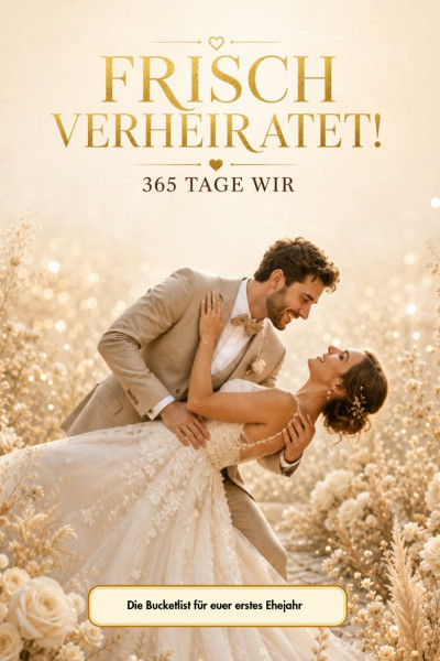 Frisch verheiratet - Die Bucket List für Ehepaare - Goldene Edition: 150 Dinge für Paare – das perfekte Geschenk zur Hochzeit, zum Hochzeitstag, ... und Ideenbuch für Ehepaare und Brautpaare