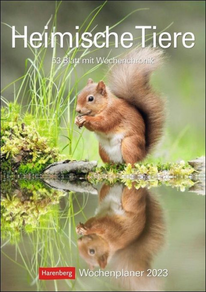 Heimische Tiere Wochenplaner 2023