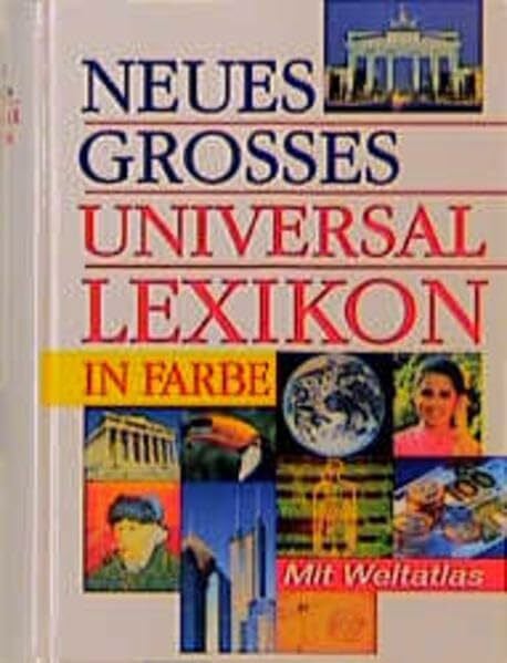 Neues grosses Universallexikon in Farbe mit Weltatlas