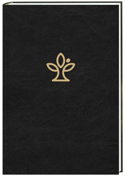 Die Bibel. Lederausgabe schwarz mit Goldschnitt und Familienchronik