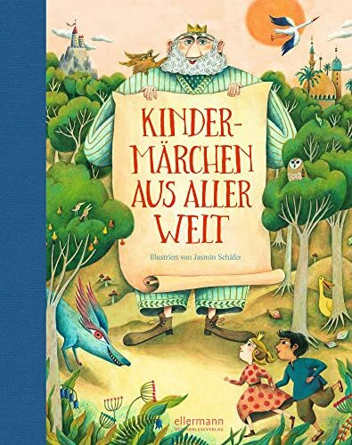 Kindermärchen aus aller Welt: Eine Reise auf den Flügeln der Fantasie | Künstlerisch-fantasievolles Märchenbuch für Kinder ab 5 Jahren