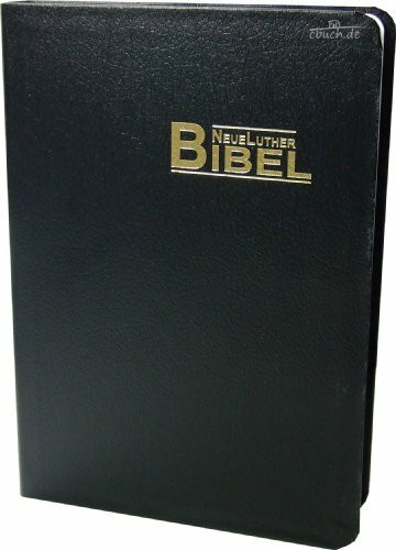 NeueLuther Bibel, Großausgabe: Luther 2009 - Lederfaserstoff schwarz