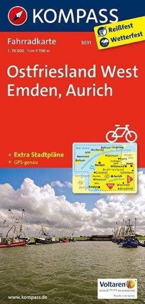 Ostfriesland West - Emden - Aurich 1 : 70 000